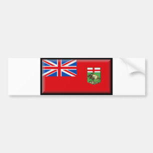 Manitoba Flag Bumpersticker