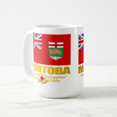 Manitoba Flag Koffiemok (Voorkant links)