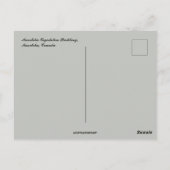 Manitoba Legislative Building Manitoba Canada Briefkaart (Achterkant)