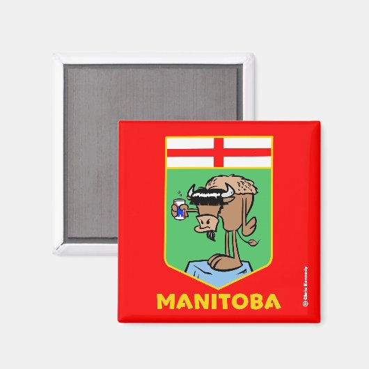 Manitoba magneet (Voorkant / Achterkant)