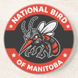 Manitoba National Bird Coasters Zandsteen Onderzetter