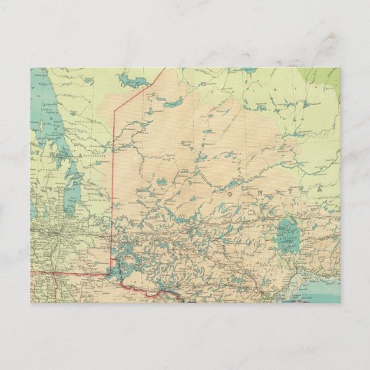 Manitoba & Northwest Ontario Briefkaart (Voorkant)