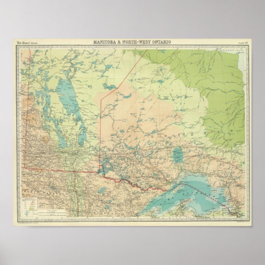 Manitoba & Northwest Ontario Poster (Voorkant)