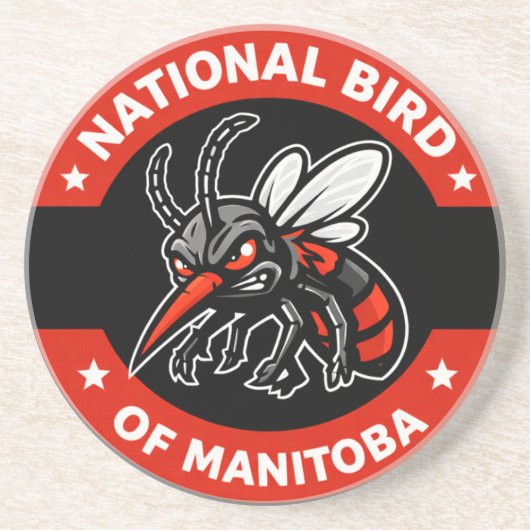 Manitoba Onderzetters voor Nationale Vogels (Voorkant)