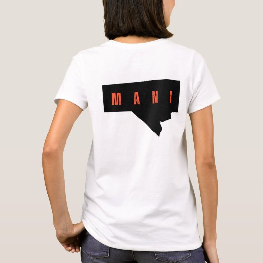 Manitoba Pride Shirt with Bold Grunge Letters (Achterkant)