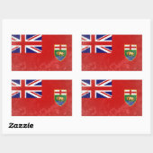 Manitoba Rechthoekige Sticker (Vel)