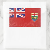 Manitoba Rechthoekige Sticker (Tas)