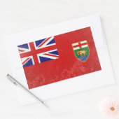 Manitoba Rechthoekige Sticker (Envelop)
