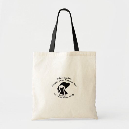 Manitoba Small Dog rescue Tote Bag (Voorkant)
