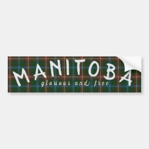Manitoba Tartan Bumpersticker