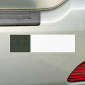 Manitoba tartan bumpersticker (Op auto)