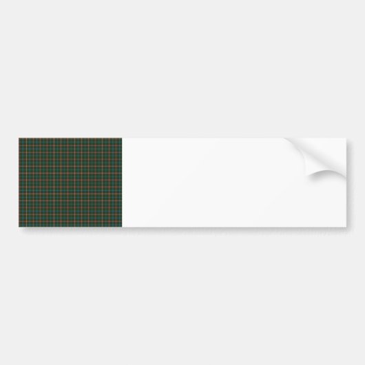 Manitoba tartan bumpersticker (Voorkant)