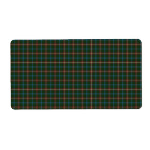 Manitoba tartan etiket