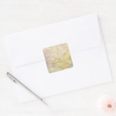 Manitoba Vierkante Sticker (Envelop)