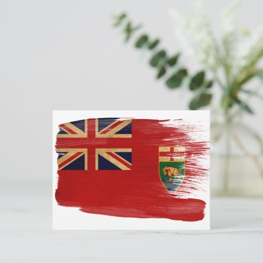 Manitoba Vlag Briefkaarten (Staand voorkant)