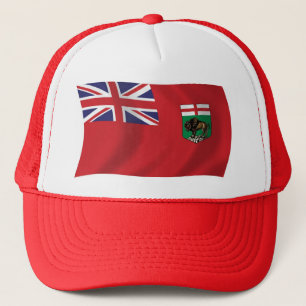 Manitoba Vlag Hoed Trucker Pet