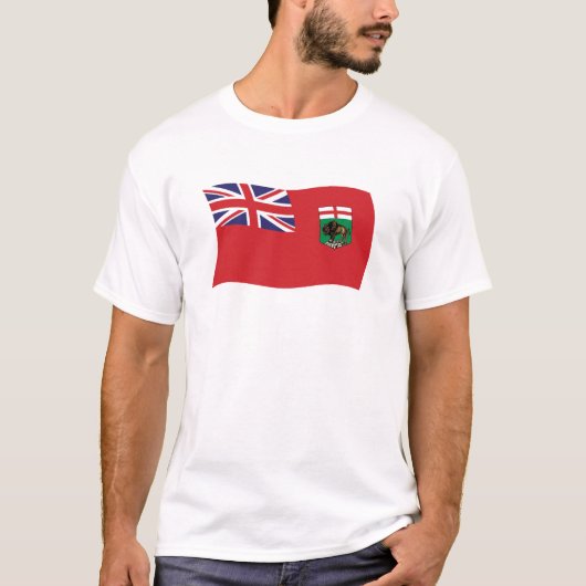 Manitoba Vlag T-shirt (Voorkant)