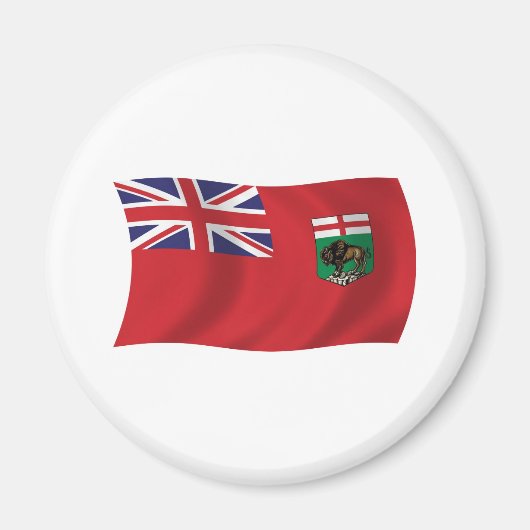 Manitoba Vlagmagneet Magneet (Voorkant)