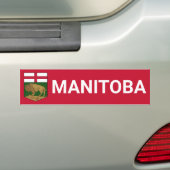Manitoba-wapenmantel - CANADA Bumpersticker (Op auto)