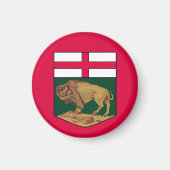 Manitoba-wapenmantel - CANADA Magneet (Voorkant)