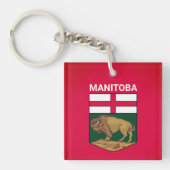 Manitoba-wapenmantel - CANADA Sleutelhanger (voorkant)