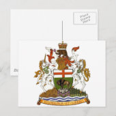 Manitoba wapenschild briefkaart (Voorkant / Achterkant)