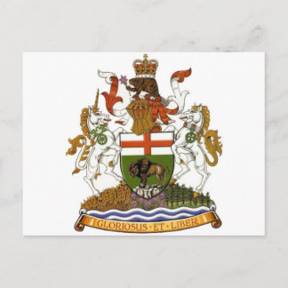 Manitoba wapenschild briefkaart