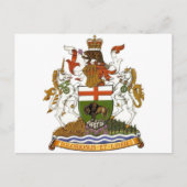 Manitoba wapenschild briefkaart (Voorkant)