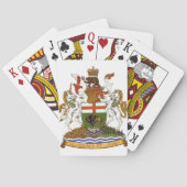 Manitoba wapenschild speelkaarten (Achterkant)