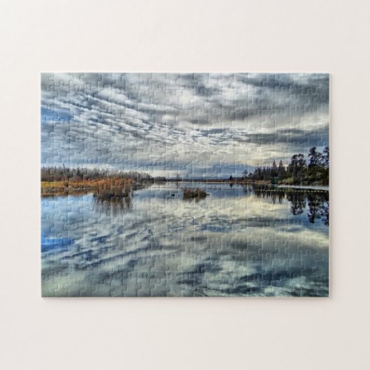 Manitoba Waterwegreflectie Puzzle Legpuzzel (Horizontaal)