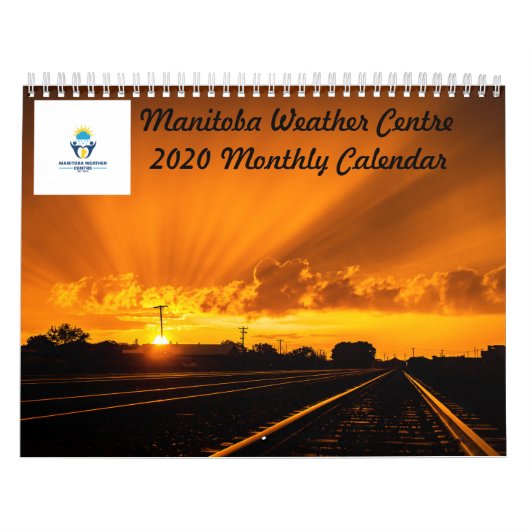 Manitoba Weather Center 2020 Maandelijkse kalender (Hoes)