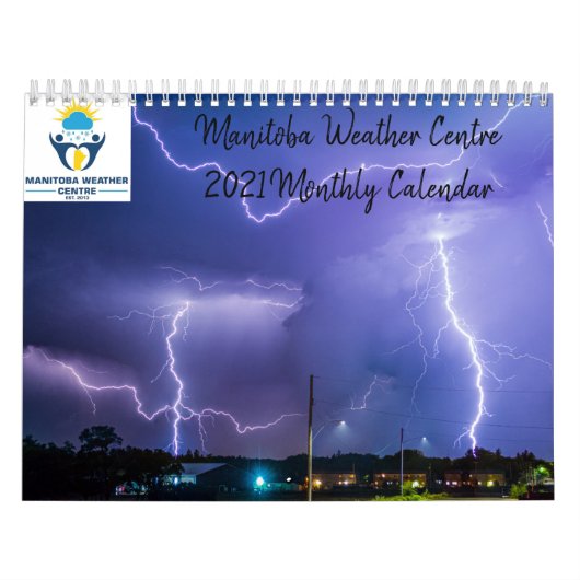 Manitoba Weather Center 2021 Maandelijkse kalender (Hoes)