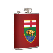 Manitobaanse wapenmantel Flask Heupfles (Rechts)