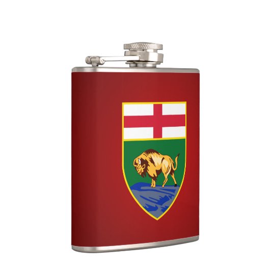 Manitobaanse wapenmantel Flask Heupfles (Rechts)