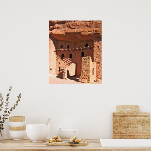 Manitou Cliff Woningen Poster (Keuken)