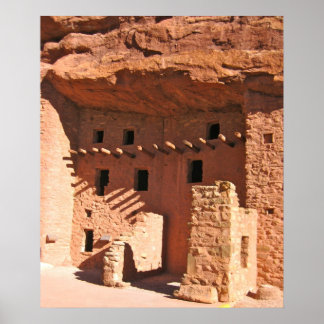 Manitou Cliff Woningen Poster