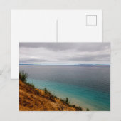 Manitou-eilanden vanuit Pyramid Point, Michigan Briefkaart (Voorkant / Achterkant)