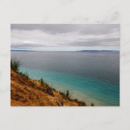 Manitou-eilanden vanuit Pyramid Point, Michigan Briefkaart