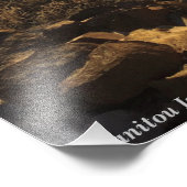 Manitou helt zonsopgang boven de wolken foto afdruk (Hoek)