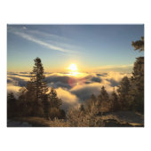 Manitou helt zonsopgang boven de wolken foto afdruk (Voorkant)