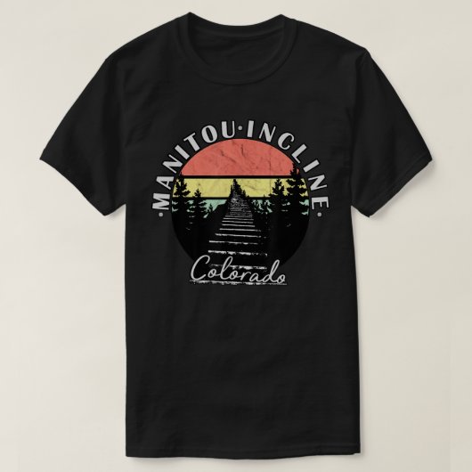 Manitou Incline Colorado Springs T-shirt (Design voorkant)