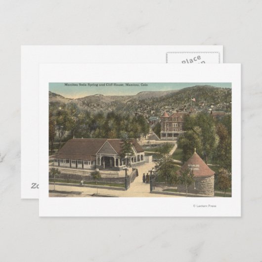 Manitou Springs, CO 3 Briefkaart (Voorkant / Achterkant)