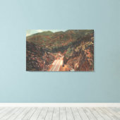 Manitou Springs, CO Canvas Afdruk (Insitu (Houten vloer))