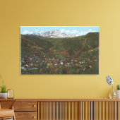 Manitou Springs, CO - De spa van de Rockies Canvas Afdruk (Insitu (Woonkamer))