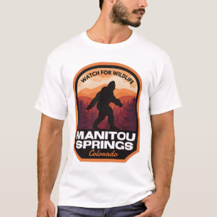 Manitou Springs Colorado Bigfoot T-shirt