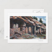 Manitou Springs, Colorado - Cliff Dwellings Briefkaart (Voorkant / Achterkant)