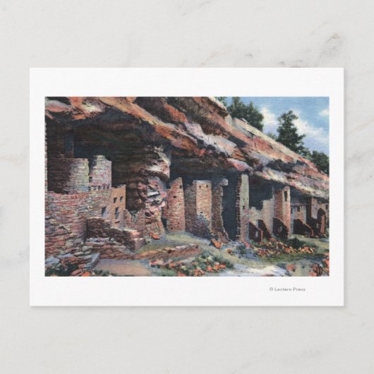 Manitou Springs, Colorado - Cliff Dwellings Briefkaart (Voorkant)