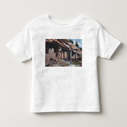 Manitou Springs, Colorado - Cliff Dwellings Kinder Shirts (Voorkant)