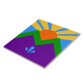 Manitou Springs Flag Tegel Tegeltje (Zijkant)