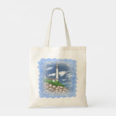 Manitou vuurtoren tote bag (Achterkant)
